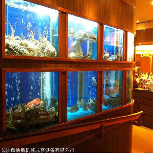 长沙海鲜池三层鱼缸设计图定制水产鱼池费用海鲨水族工厂